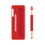 Red Cosmetic Case and Brush Icon, brush,case,cosmetics