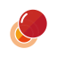 Red Cosmetic Circles Icon, circles,cosmetics,red