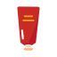Red Cosmetic Tube Icon, cosmetics,red,tube