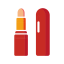 Red Lipstick and Bottle Icon, lipstick,cosmetics,red