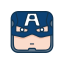 Captain America Avatar Icon, Captain America,Marvel,avatar