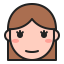 Woman Avatar Icon, woman,hair,face