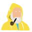 Jacques in Raincoat Icon, Jacques,raincoat,tool