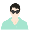 Jana with Sunglasses Icon, Jana,shirt,sunglasses
