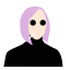 Jazebelle with Purple Hair Icon, Jazebelle,purple hair,avatar