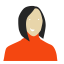 Jess in Red Shirt Icon, Jess,black hair,red shirt