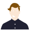 Jon Avatar Icon, Jon,brown hair,avatar