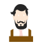 Jude Avatar Icon, Jude,beard,avatar