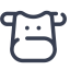Cow Icon, cow,farm animal