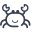 Crab Icon, crab,sea animal