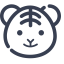 Tiger Icon, tiger,animal