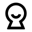 User - 5 Line Icon, keyhole,line,user