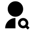 User Search Fill Icon, user,search,magnifying glass