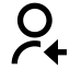 User Received 2 Line Icon, line,receive,user