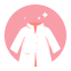 Coat Icon, coat,outerwear,spring coat