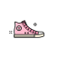 Canvas Shoes Icon, canvas shoes,footwear