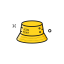 Fisherman's Hat Icon, fisherman's hat,headwear