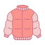 Pink Cotton - Padded Jacket Icon, padded jacket,pink,warm