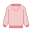 Pink Knit Sweater Icon, knit sweater,pink,soft