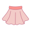 Pink Mini Skirt Icon, mini,pink,skirt