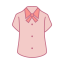 Pink Short - Sleeve Shirt Icon, pink,shirt,short - sleeve