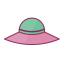 Hat Icon, accessory,hat,spring hat