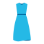 Dress Clothing Icon, dress,formal wear,women's clothing