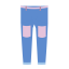 Blue Skinny Pants Icon, skinny pants,pants