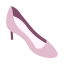 Pink High - Heeled Shoe Icon, high - heel,shoe