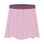 Pink Pleated Skirt Icon, pleated skirt,skirt