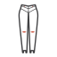 PEACEBIRD Spring Pants 05 - 01 Icon, pants,spring,orange detail