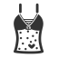 Gray Camisole Icon, camisole,clothing