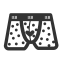 Gray Men's Underwear Icon, men's underwear,clothing