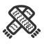 Gray Scarf Icon, accessory,scarf