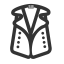 Gray Vest Icon, vest,clothing