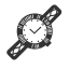 Gray Watch Icon, accessory,watch