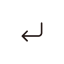 Enter Icon, enter,return