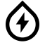 Line Water Flash Icon, flash,outline,water