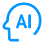 Artificial Intelligence Icon, AI,artificial intelligence