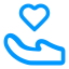 Charity Heart Hand Icon, charity,heart,public welfare