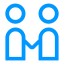 Colleague Relationship Icon, colleague,relationship