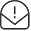 Credit Objection Icon, credit,objection,envelope