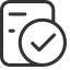 List Confirmation Icon, list,confirmation,document
