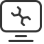 Website Operation and Maintenance Management Icon, bug,management,website