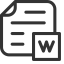 Word File Icon, Word,document,file