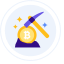 Bitcoin Mining Icon, Bitcoin mining,mining