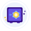Bitcoin Storage Icon, Bitcoin storage,storage
