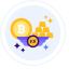 Bitcoin vs Gold Icon, Bitcoin vs Gold,comparison