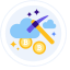 Cloud Mining Icon, cloud mining,mining