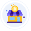 Cryptocurrencies Market Icon, cryptocurrencies market,market